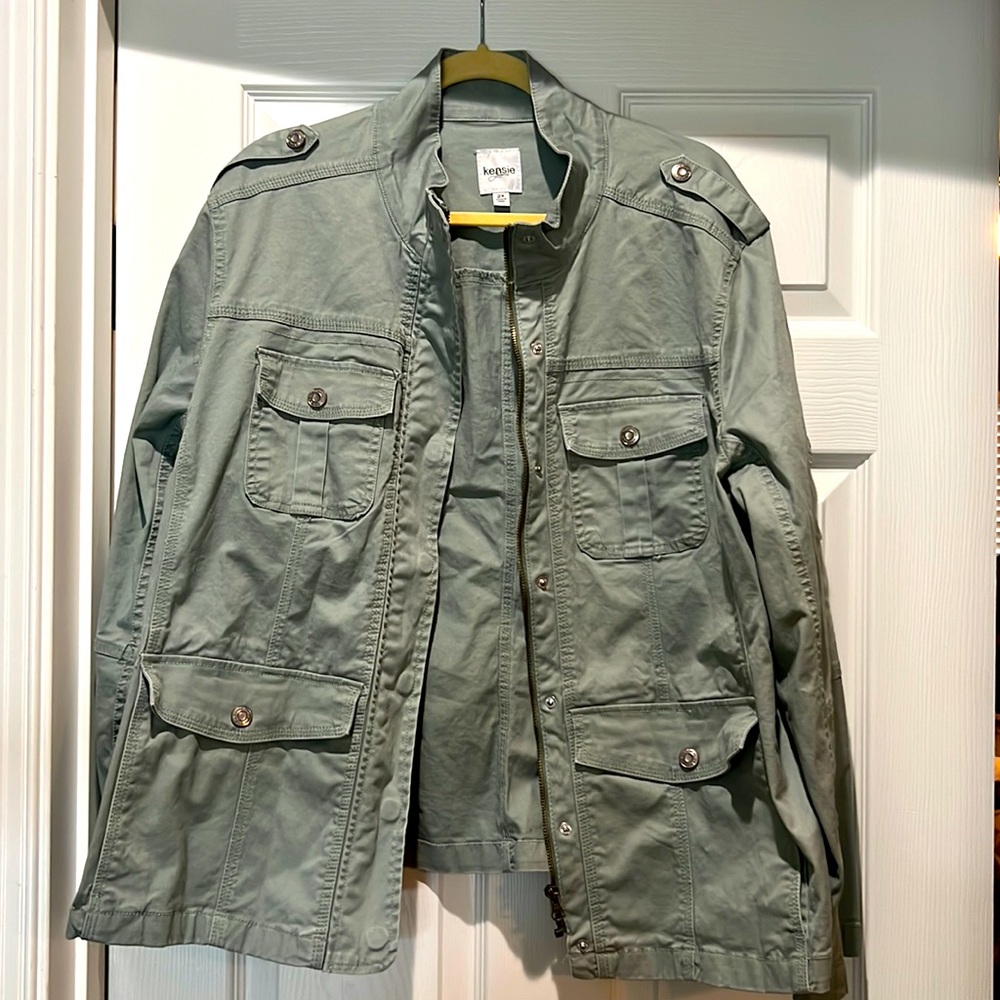 NWT Kenzie Jeans jacket moonlight jade size 2x